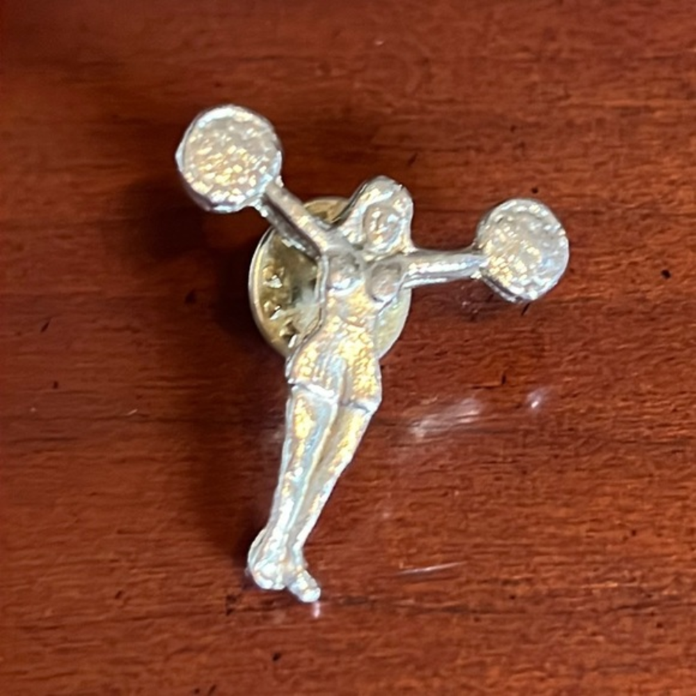 Vintage Cheerleader Pep Girl‎ Songleader pin